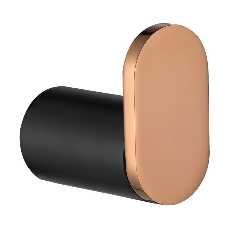 Black/Rose Gold Robe Hook