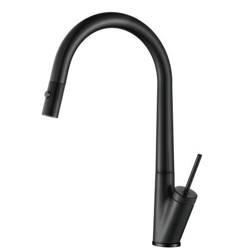 Black Pull-Out Kitchen Mixer