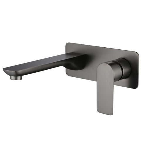 Gun Metal Wall Basin Faucet