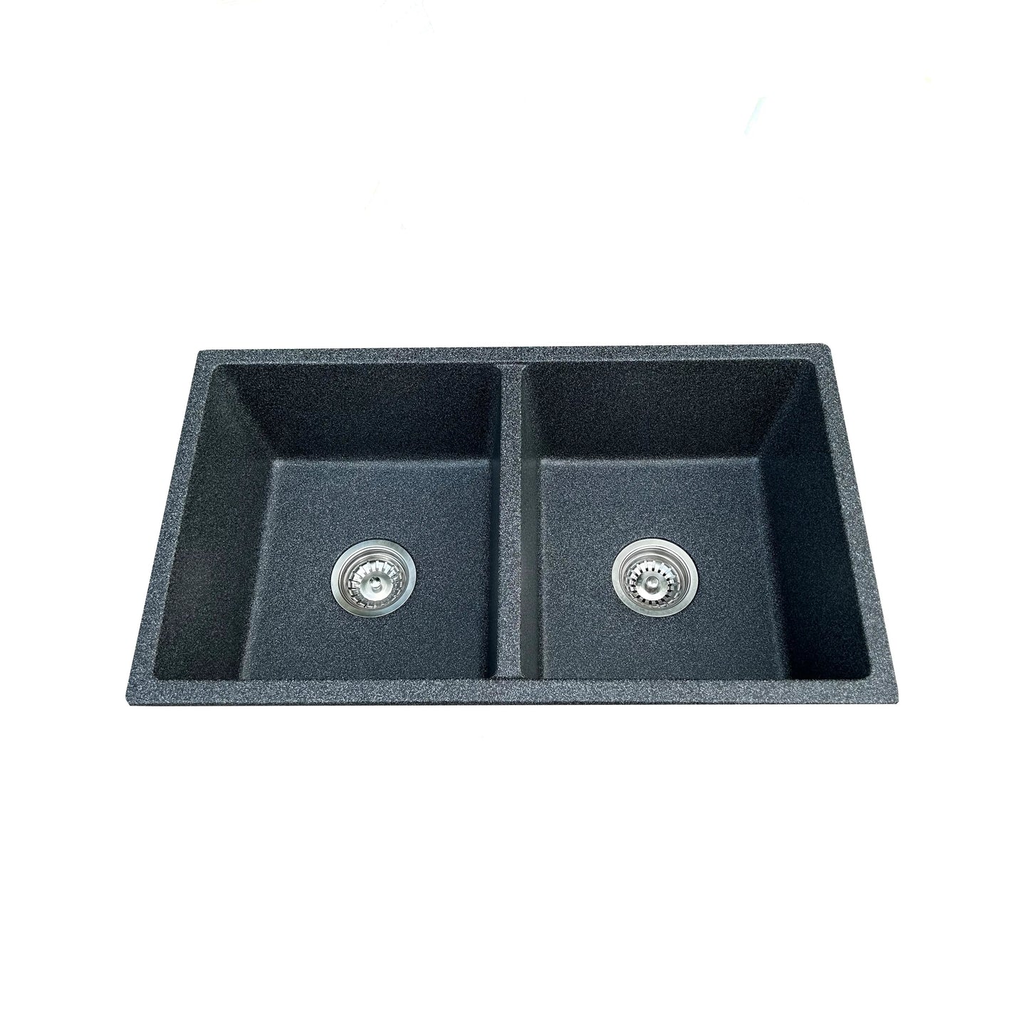 White Granite Double Sink, 780x450x220 mm (Model WGD 7845 )