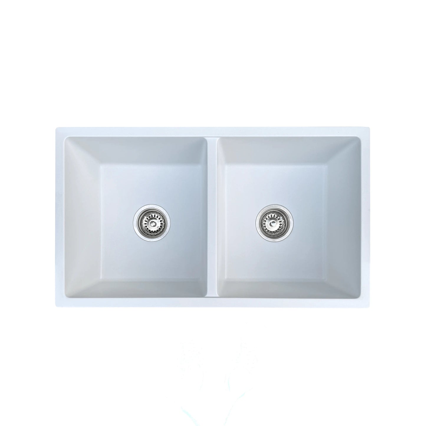 Black Granite Double Bowl Sink , 780x450x220mm (Model BGD 7845)