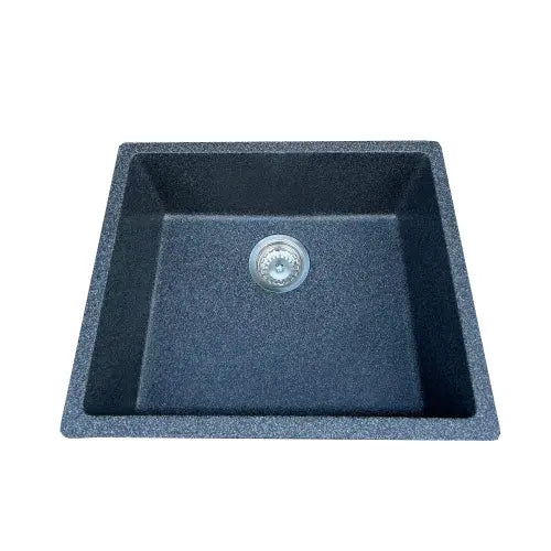 Black Granite Single Bowl Sink, 550x450x205mm (Model BGS 5545)