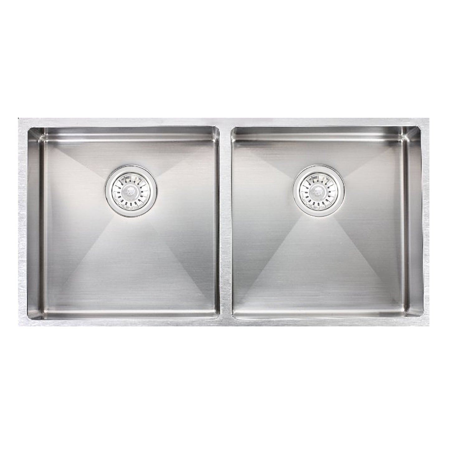 Double Kitchen Sink (Round Edges) Stainless Steel Sink (Model SSD 8644)