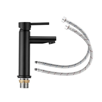 Lucid Pin Round Black Basin Mixer(Tall Vesion)