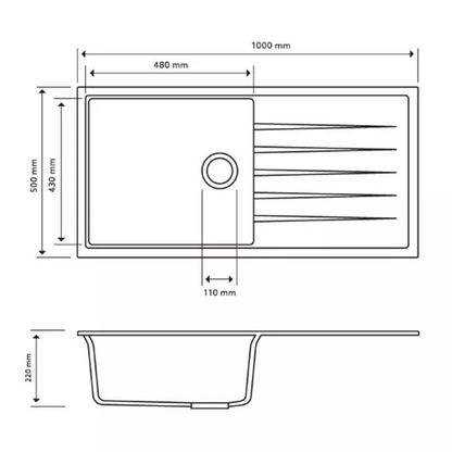 Single Bowl Sink
