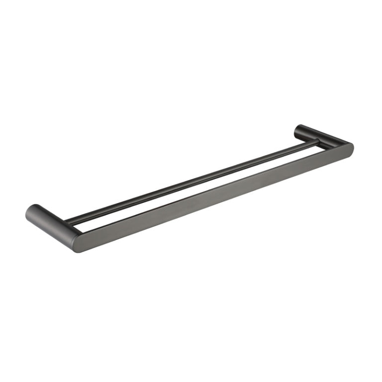 Gun Metal Double Towel Rail