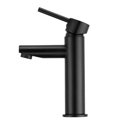 Lucid Pin Round Black Basin Mixer(Tall Vesion)