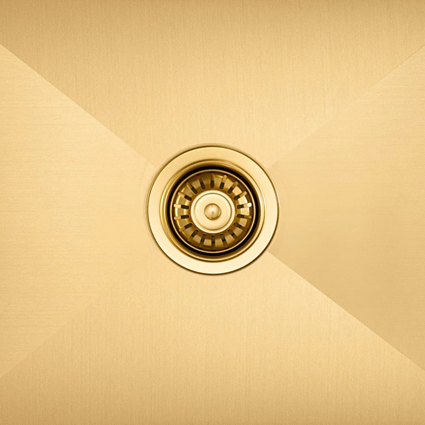 Vertex  Brushed Brass Gold Double Bowl Stainless Steel Sink with Drainer 1114x440x200 (Model SDD 1144)
