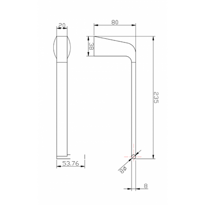 Chrome Towel Rail