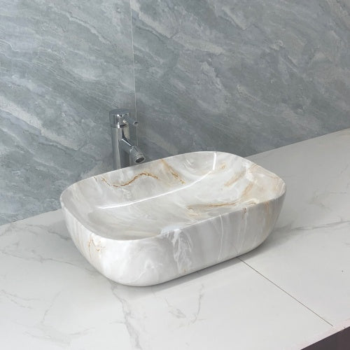 Gloss Marble Basin 455x320x135 (Model MNG10)