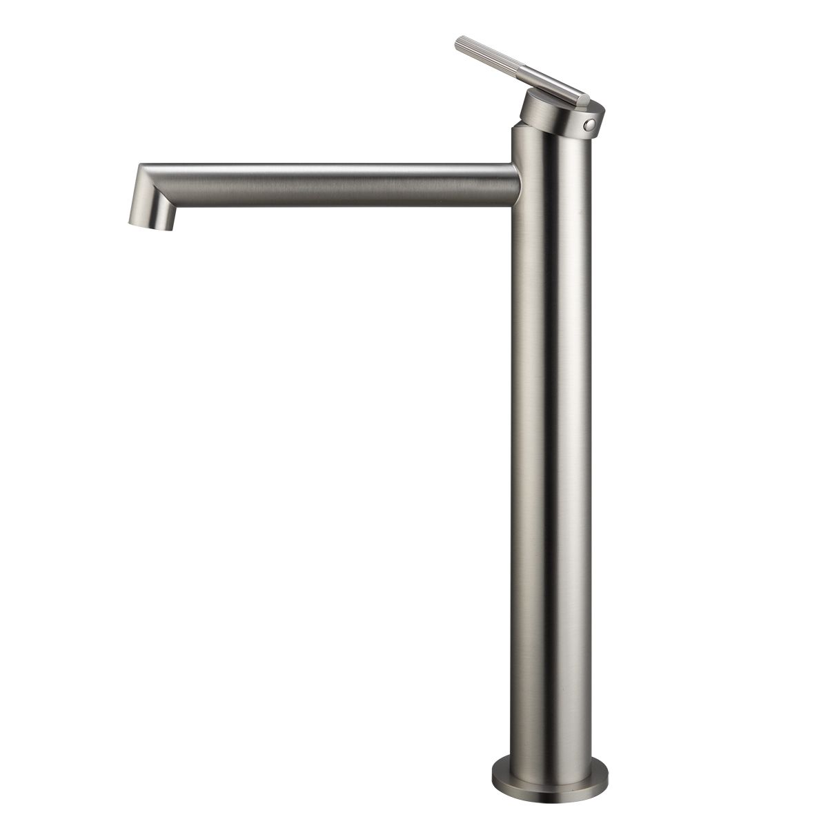 Caddence Brushed Nickel Tall Basin Mixer