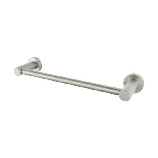 Lucid Pin Brushed Nickel Towel Rail 300mm