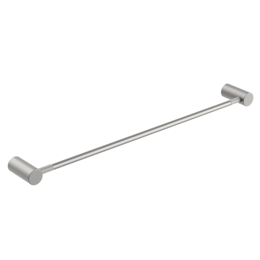 Caddence Brushed Nickel Single Towel Rail 600mm