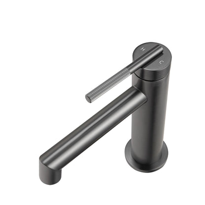 Caddence Brushed Gun Metal Grey Basin Mixer