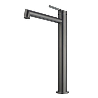 Caddence Brushed Gun Metal Grey Tall Basin Mixer
