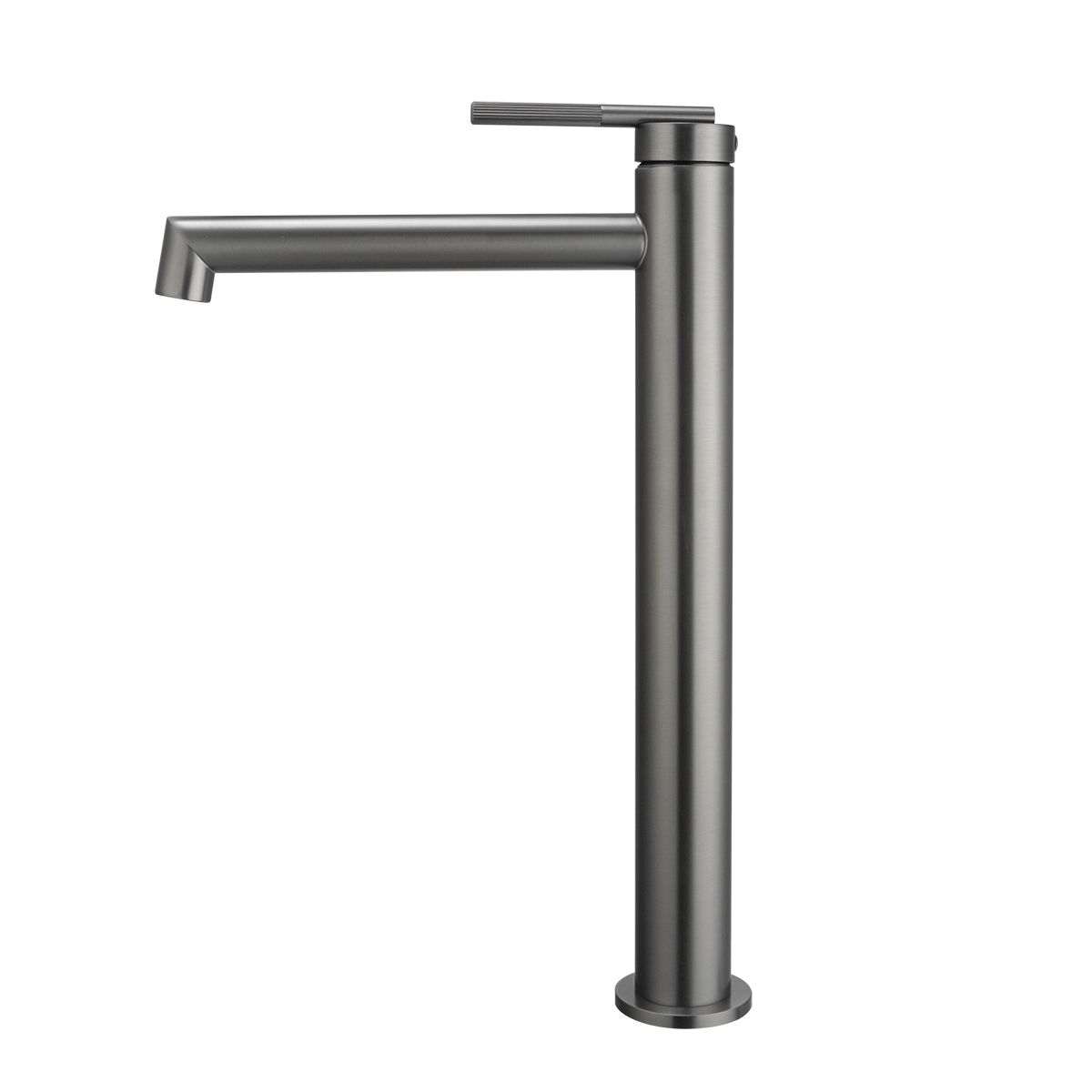 Caddence Brushed Gun Metal Grey Tall Basin Mixer