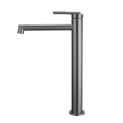 Caddence Brushed Gun Metal Grey Tall Basin Mixer