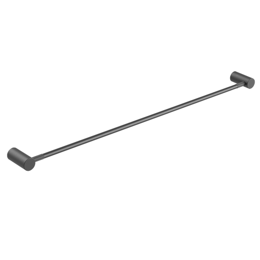 Caddence Brushed Gun Metal Grey Single Towel Rail 800mm