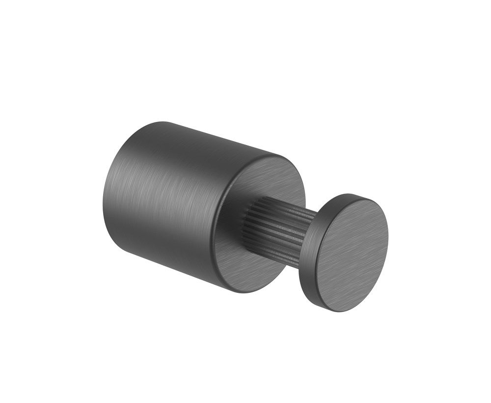 Caddence Brushed Gun Metal Grey Robe Hook