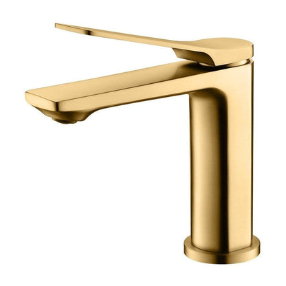 RUSHY Series Brushed Yellow Gold Basin Mixer