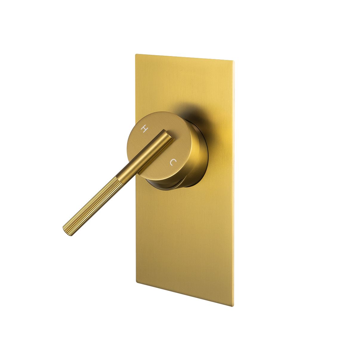 Caddence Brushed Yellow Gold Wall Mixer
