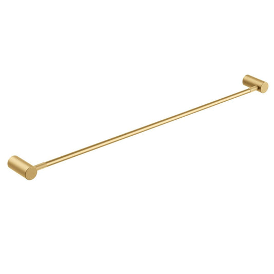 Caddence Brushed Yellow Gold Single Towel Rail 800mm