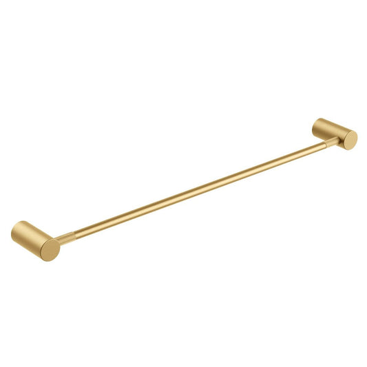 Caddence  Brushed Yellow Gold Single Towel Rail 600mm