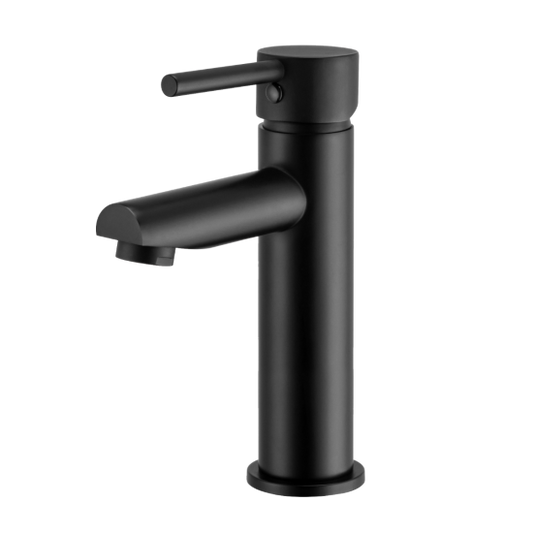 Lucid Pin Round Black Basin Mixer(Tall Vesion)