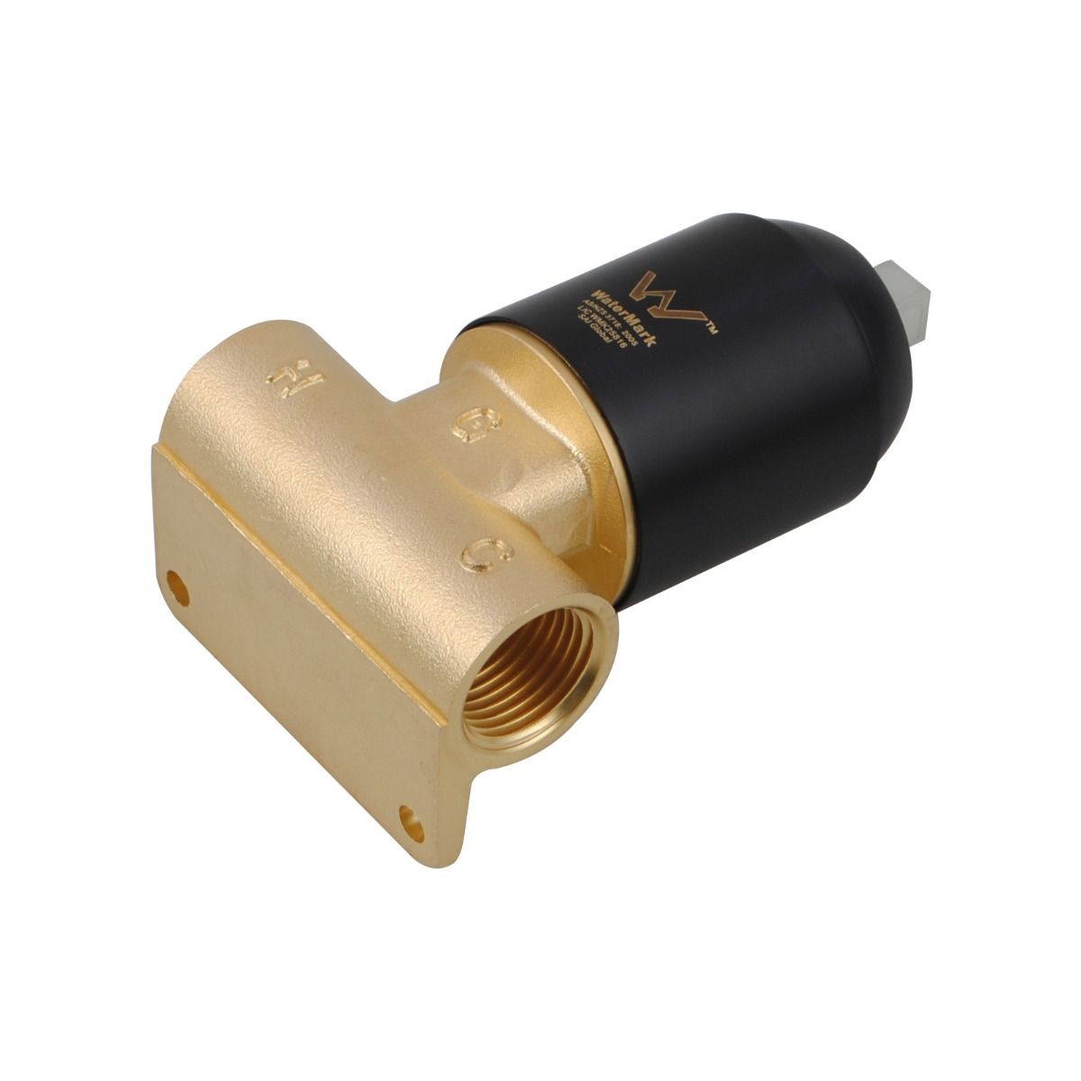 Lucid Pin Round Black Shower/Bath Wall Mixer