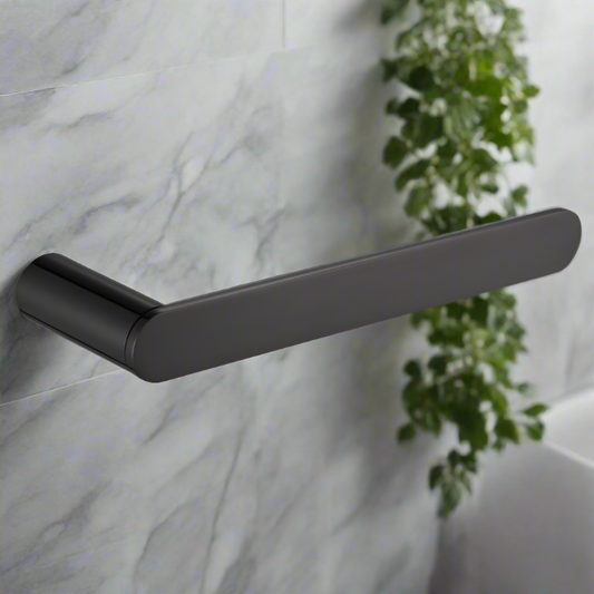 Brushed Black Towel Rail