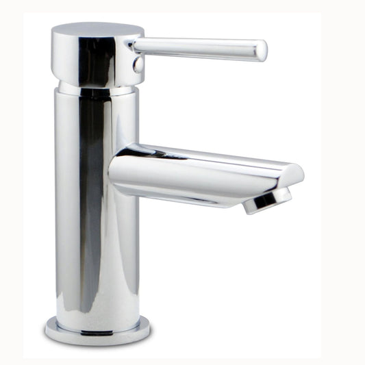 Lucid Pin Round Chrome Basin Mixer