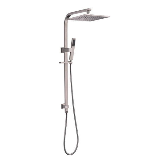 Esperia 250mm Brushed Nickel Square Shower Station