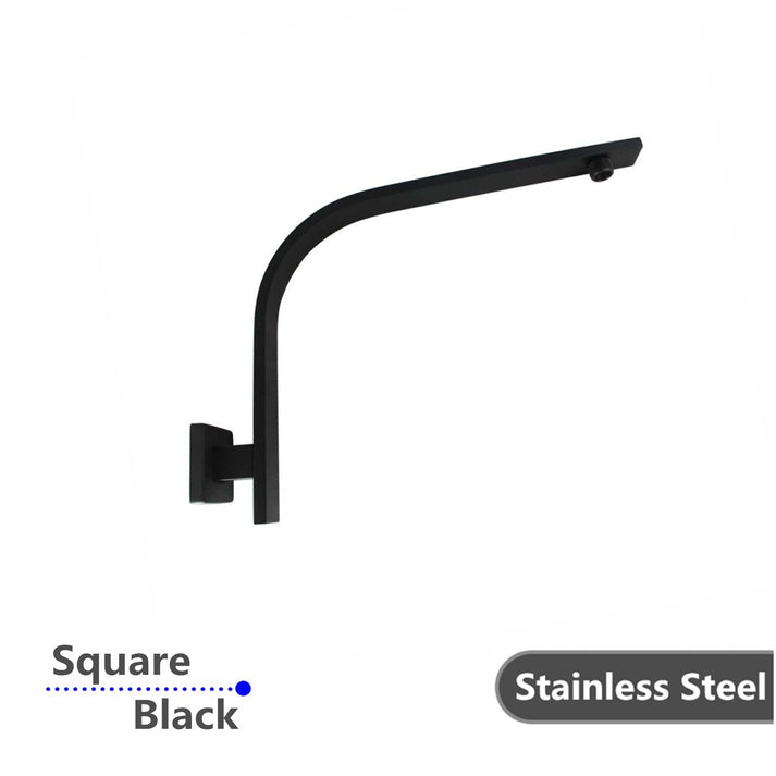 Square Black Gooseneck Wall Shower Arm – Zyco Kitchen and Bathroom