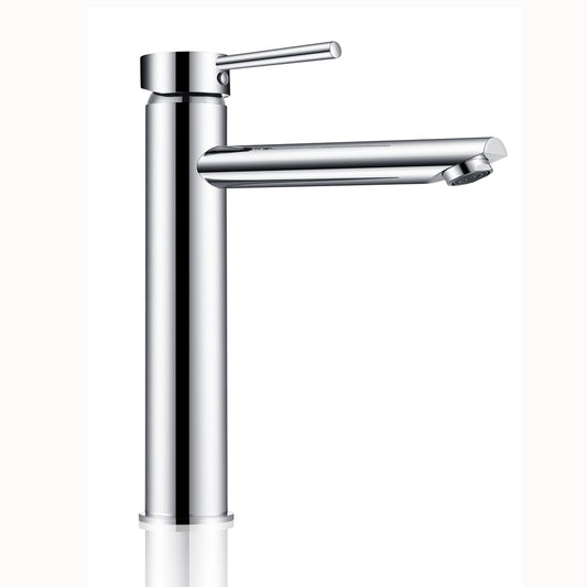 Lucid Pin Round Chrome Tall Basin Mixer