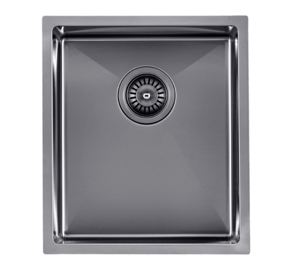 390x450x215mm 1.2mm Handmade Top/Undermount Single Bowl Kitchen Sink