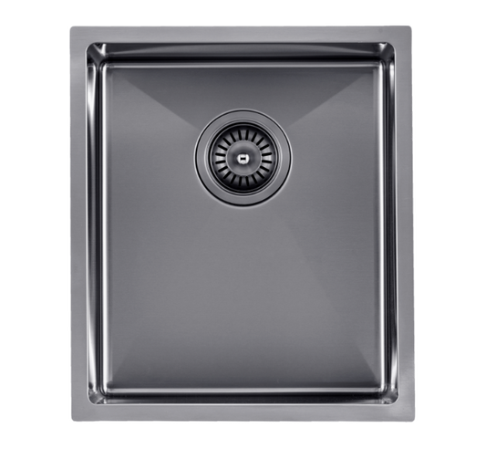 390x450x215mm 1.2mm Handmade Top/Undermount Single Bowl Kitchen Sink
