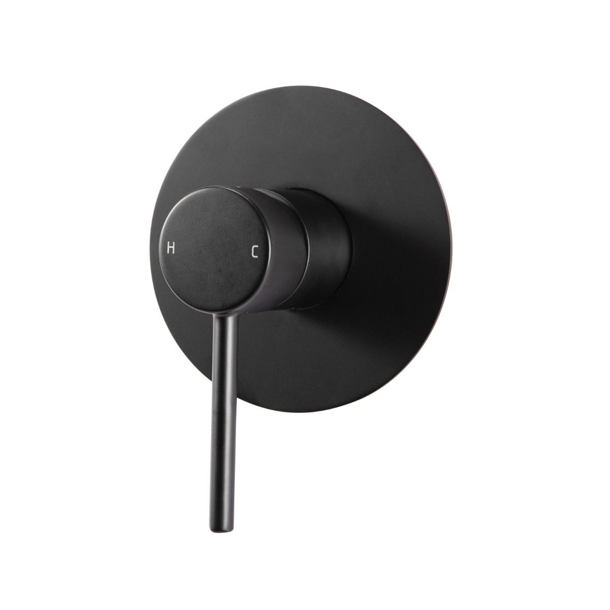 Norico Pentro Matte Black Round Shower Mixer