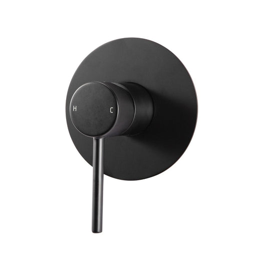 Norico Pentro Matte Black Round Shower Mixer