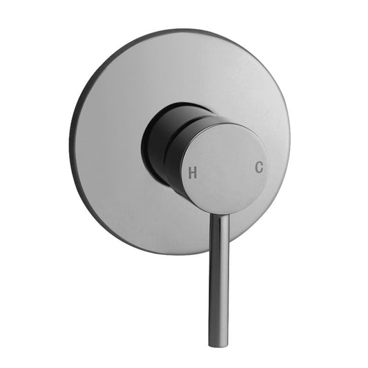 Norico Pentro Brushed Nickel Round Shower Mixer