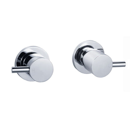 Pentro Chrome Round Shower Taps Set