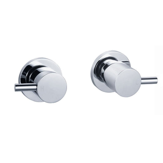 Pentro Chrome Round Shower Taps Set